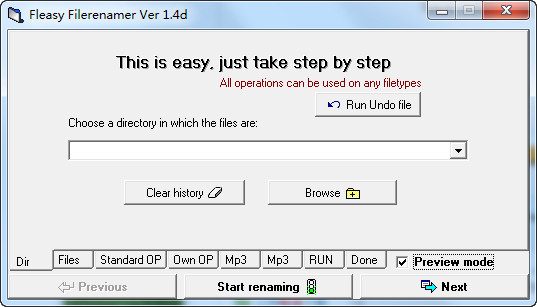 Easy FileReNamer (rename files)