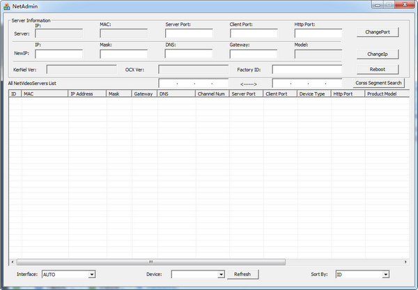 NetAdmin (online IP modification tool)