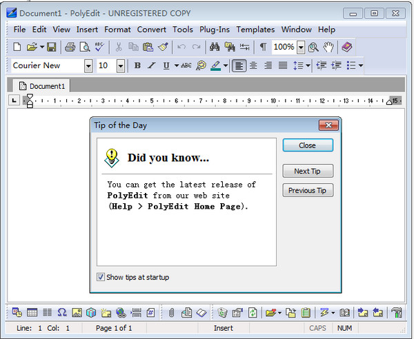 PolyEdit (word processing tool)