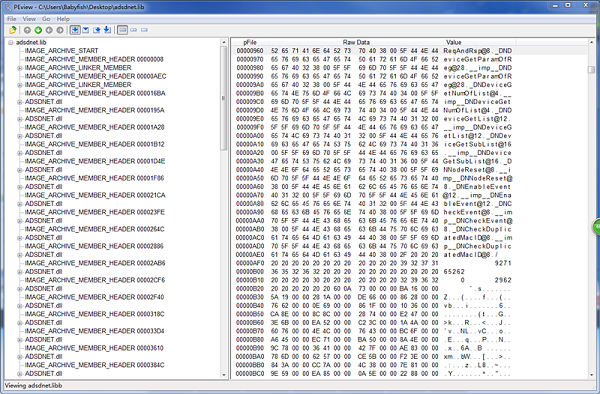 peview.exe screenshot