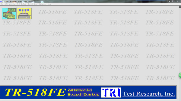 TR-518FE online tester software screenshot