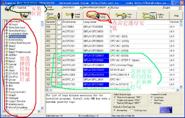 Siemens authorized software