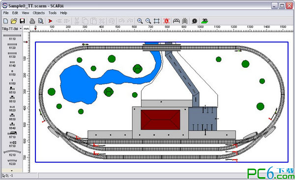 Railway track model design software (scarm)