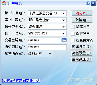 Soochow Securities Flush Independent Order Procedure