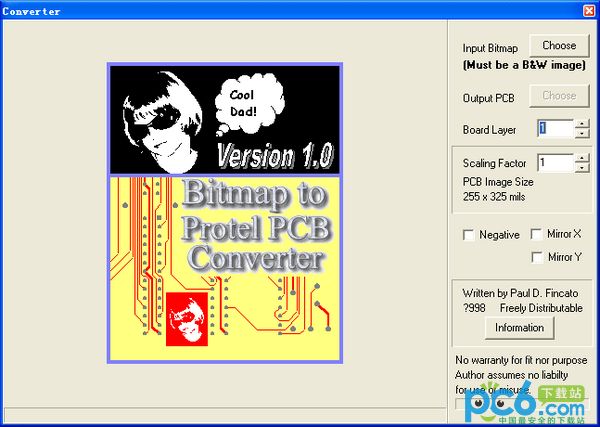 BMP to PCB (Bitmap to Protel PCB Converter)