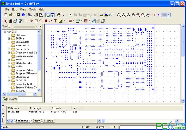 gerber file viewer (GerbView)