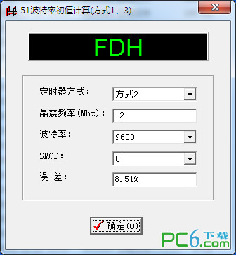 51 Single -chip Micrometer's initial value calculation