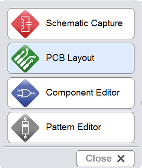 PCB design software (DipTrace)