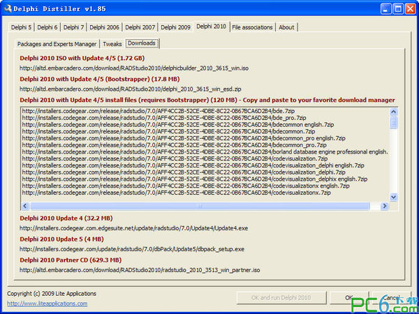 Delphi Distiller (Delphi startup configuration tool)