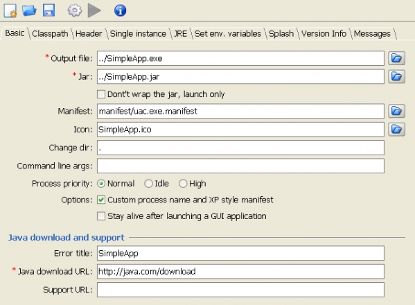 java to exe (launch4j)