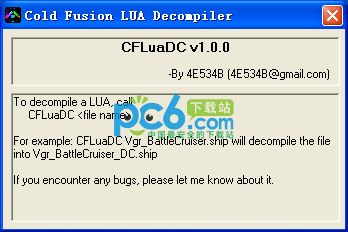 LUA4 decompilation tool (CFLuaDC)