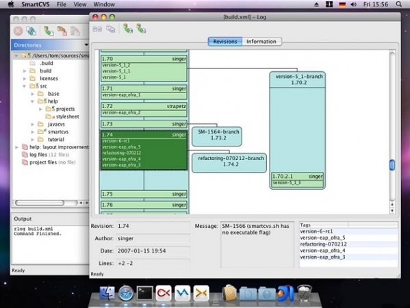 SmartCVS (CVS version controller)