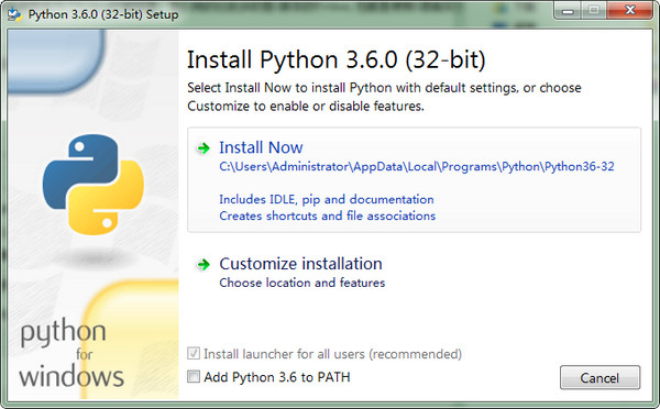 Python for Windows 32-bit screenshot