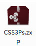 Screenshot of CSS3Ps layer to CSS3 code tool