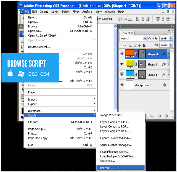 CSS3PS plug-in screenshot