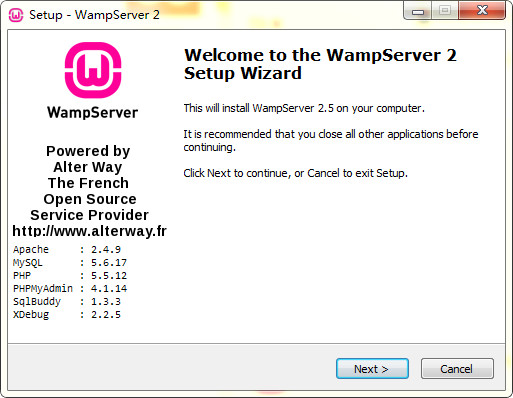 wampserver (php environment construction installation package)