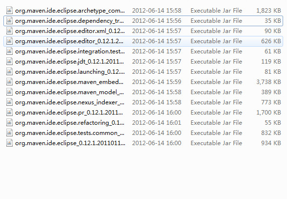 maven eclipse plug-in screenshot