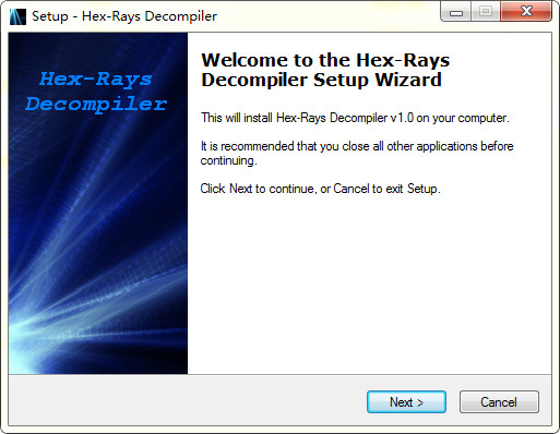 Hex-Rays (decompilation tool) paragraph first LOGO