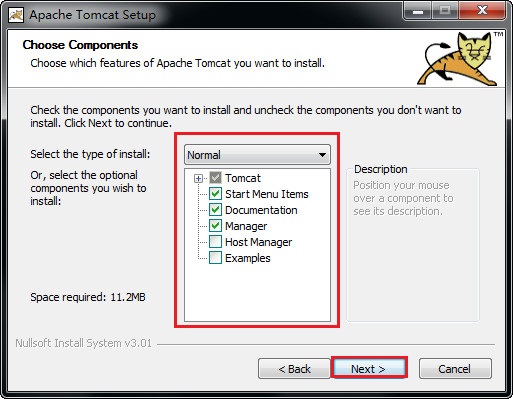 Apache Tomcat 7 screenshot