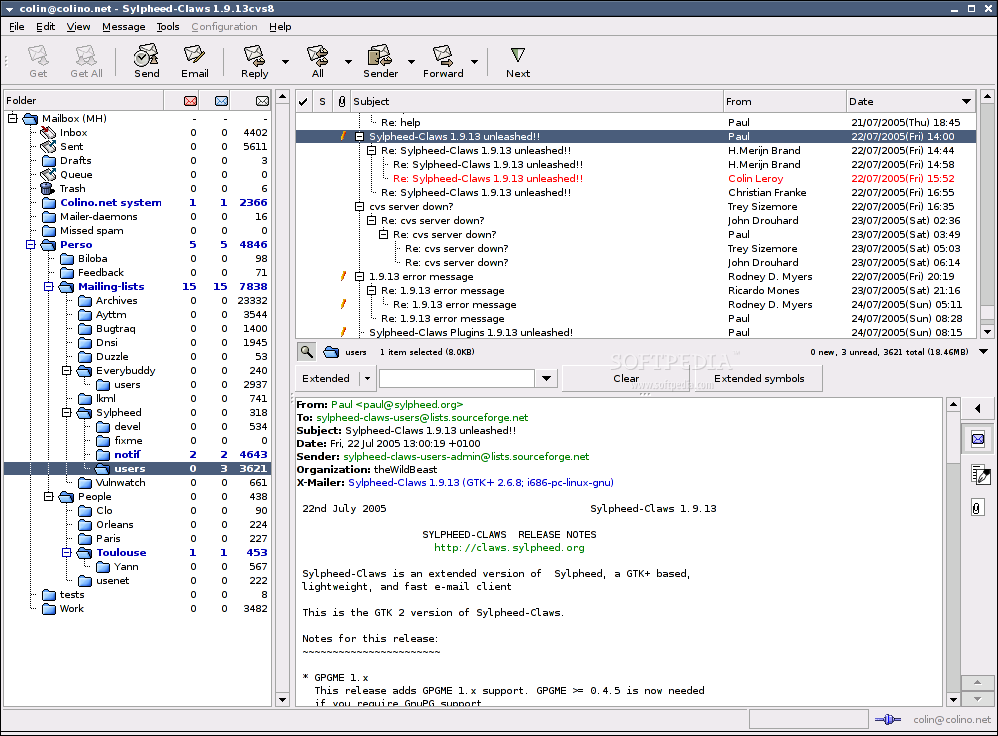 Claws Mail For Linux