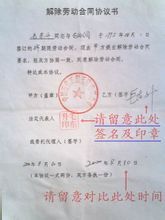 Nanjing labor contract (full-time text) sample