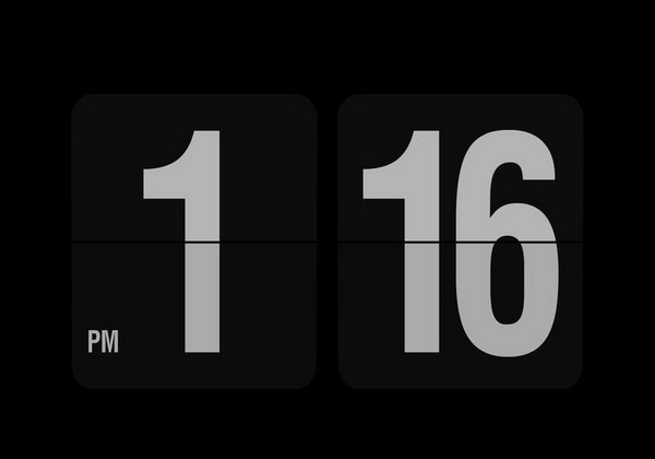 Flip Clock Screensaver FLIQLO