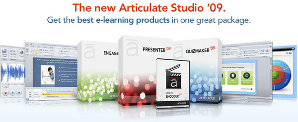 Screenshot of e-learning courseware production tool