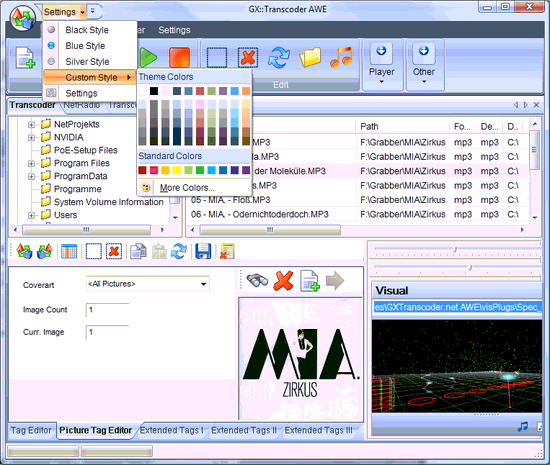 GXTranscoder audio and video file format conversion all-round king