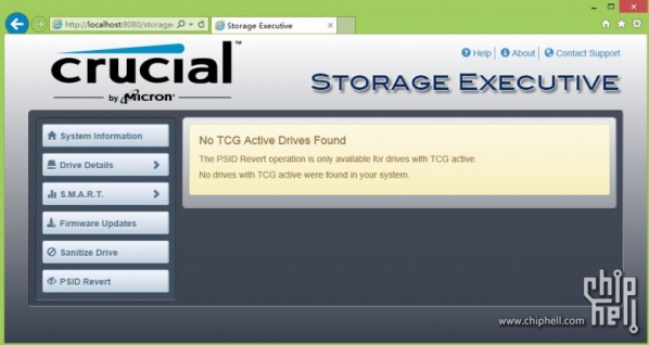 Micron SSD management tool (Storage Executive)