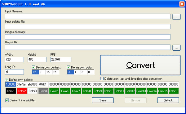 3D-Subtitler (subtitle production software) screenshot