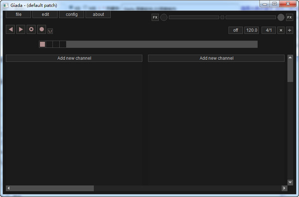 Giada (DJ mixing software) screenshots