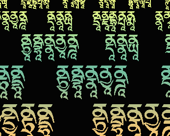 Tibetan font packaging screenshots