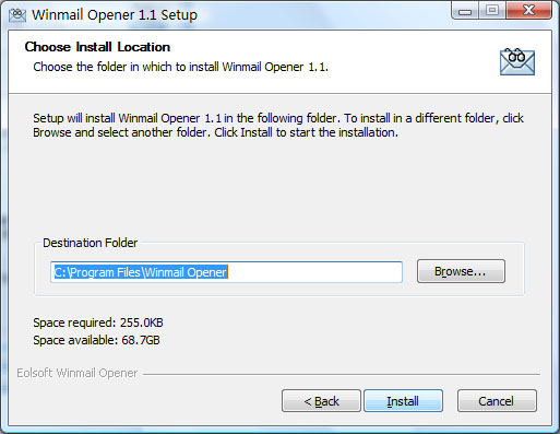 winmail.dat reader (winmail reader) screenshot
