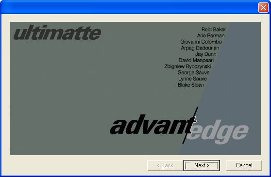 Screenshot of Mona Lisa fully automatic intelligent keying system