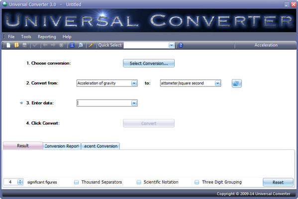 Screenshot of Universal Converter