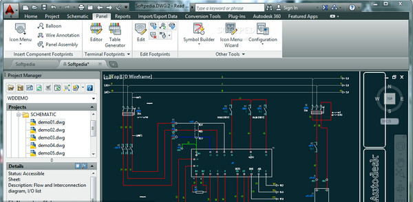 Autodesk AutoCAD Electrical screenshot