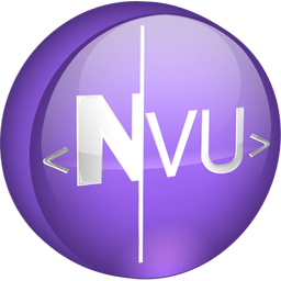 NVU web editor